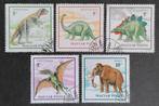 MAGYAR POST (Hongarije) - prehistorische dieren 1990, Verzenden, Gestempeld