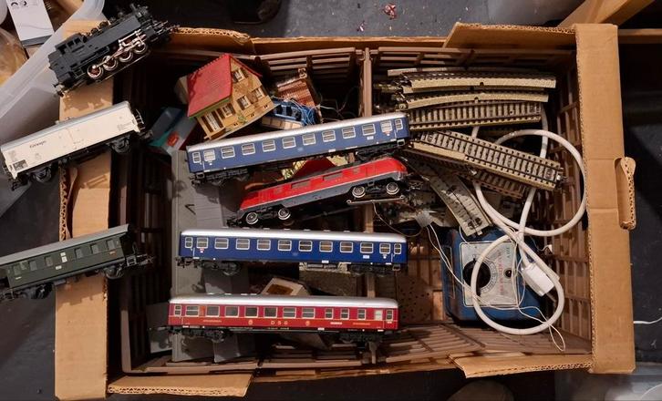 Märklin Trein, Rails & Landschap - Complete Set, Hobby en Vrije tijd, Modeltreinen | H0, Gebruikt, Treinset, Wisselstroom, Märklin