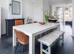 Witte hoogglans eettafel 110 x 220 cm, Huis en Inrichting, Tafels | Eettafels, Ophalen, Kunststof, Gebruikt, 100 tot 150 cm