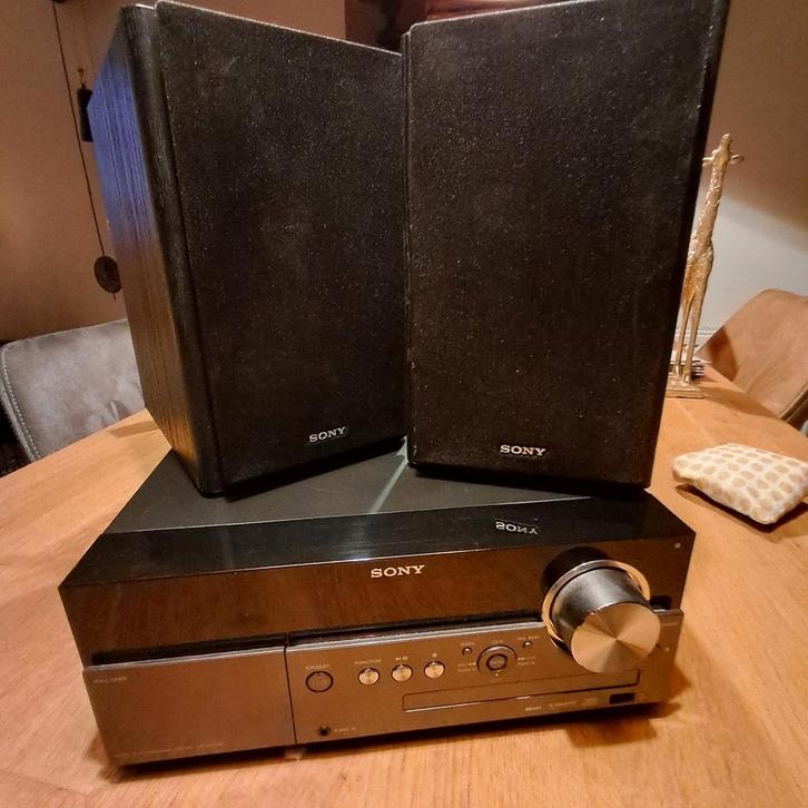Sony HCD-MX500 Microset met Speakers, Audio, Tv en Foto, Stereo-sets, Gebruikt, Cassettedeck, Cd-speler, Tuner of Radio, Speakers
