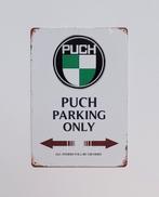 Puch parking only logo reclamebord van metaal wandbord deco, Reclamebord, Info@deconoord.nl, Deco Noord, Nieuw