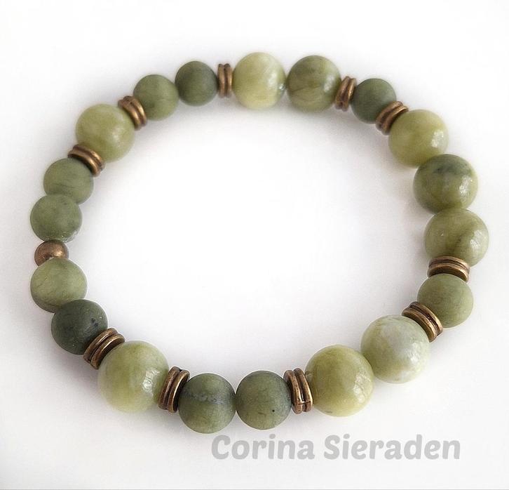 Armband van natuursteen, Sieraden, Tassen en Uiterlijk, Edelstenen, Nieuw, Ophalen of Verzenden