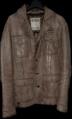 Vintage Silver Creek Leren Jack Maat L, Kleding | Heren, Jassen | Zomer, Maat 52/54 (L), Bruin, Ophalen of Verzenden, Gedragen