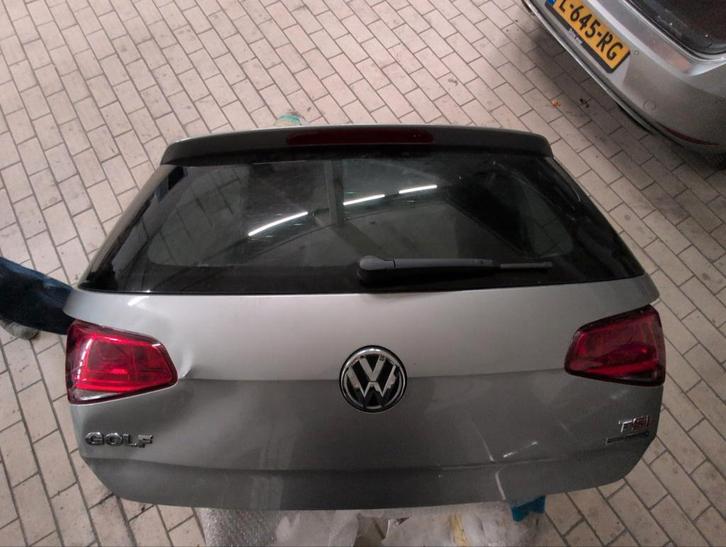 Golf 7 7.5 LB7W Achterklep / Kofferbak - Beschadigd, Auto-onderdelen, Carrosserie en Plaatwerk, Achterklep, Volkswagen, Achter