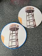 Michelin reclame platen , Bibendum , Reclamebord rond 20 cm, Verzamelen, Merken en Reclamevoorwerpen, Ophalen of Verzenden