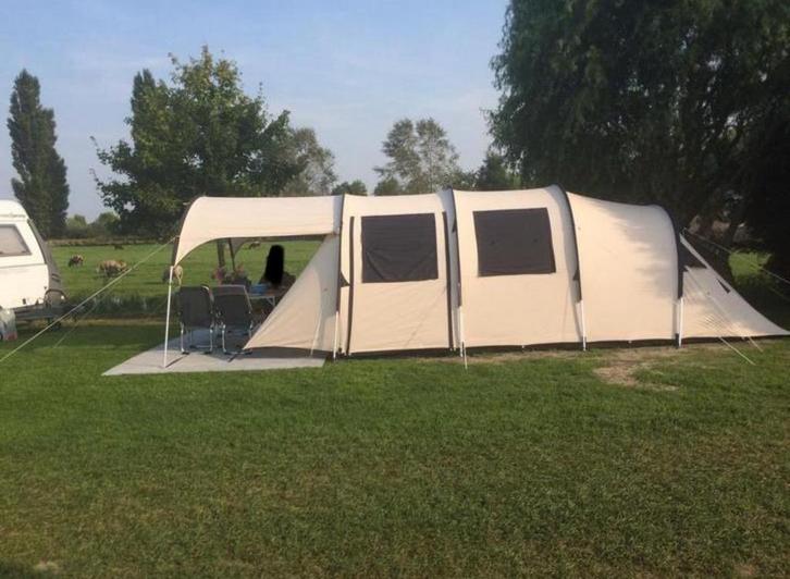 Obelink Porto Ercole tunneltent + accessoires, Caravans en Kamperen, Tenten, tot en met 4, Zo goed als nieuw, Ophalen