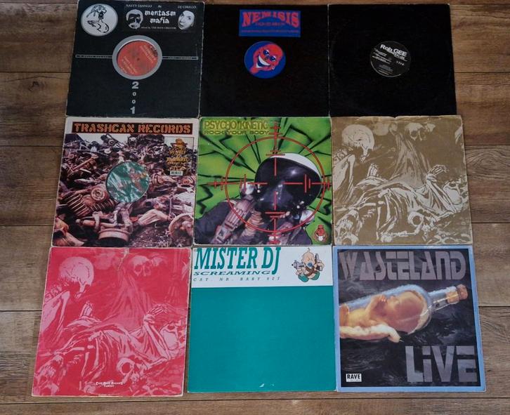 Hardcore Gabber platen (vinyl), Cd's en Dvd's, Vinyl | Dance en House, Zo goed als nieuw, Overige genres, 12 inch, Ophalen of Verzenden
