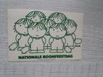 sticker NATIONALE BOOMFEESTDAG, Verzamelen, Stickers, Ophalen of Verzenden, Zo goed als nieuw, Dier en Natuur