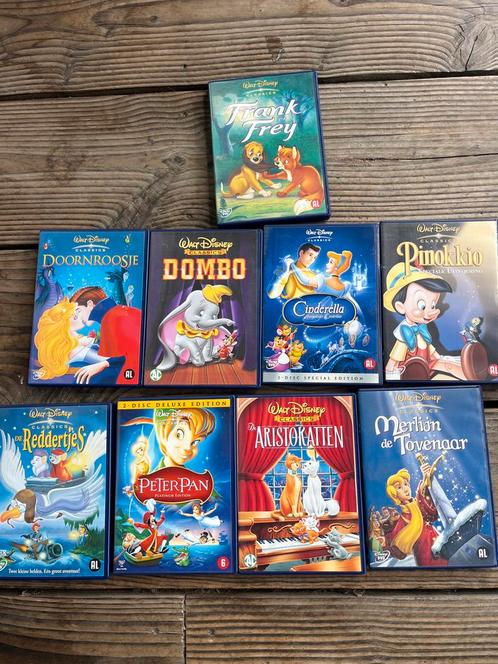Disney Classics DVD Collectie - 9 Films, Cd's en Dvd's, Dvd's | Kinderen en Jeugd, Gebruikt, Film, Avontuur, Alle leeftijden, Ophalen of Verzenden