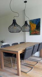 Eiken tafel 90 *200 cm, Ophalen, Zo goed als nieuw