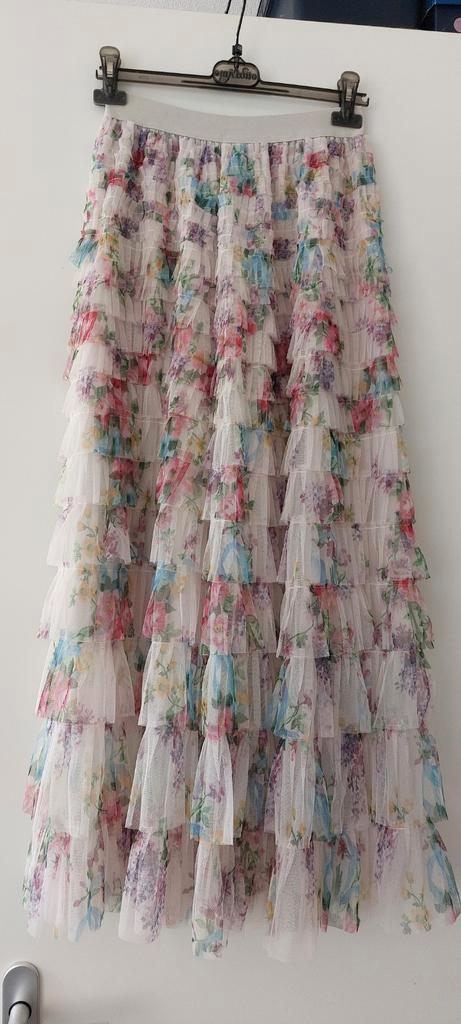 Kleurige lange Ibiza rok, Kleding | Dames, Rokken, Nieuw, Maat 42/44 (L), Onder de knie, Ophalen of Verzenden