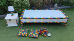 supergaaf LEGO DUPLO kinderbed met lampen en nachtkastje, Ophalen, 70 tot 85 cm, Zo goed als nieuw, Matras