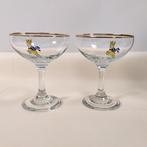 Babycham glas jaren 50 hoogte 11 cm goede vintage staat, Verzenden