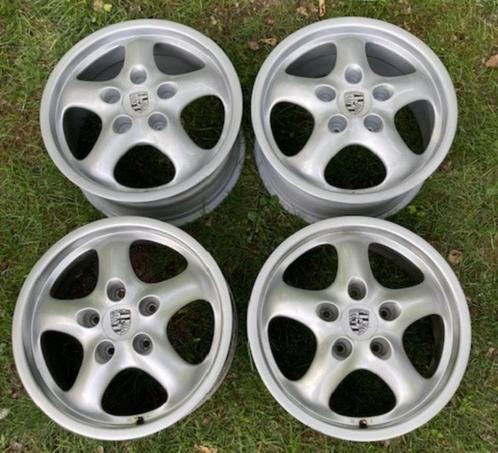 PORSCHE 17 INCH ORGINELE CUP 2 & 17 INCH AZEV VELGEN, Auto-onderdelen, Banden en Velgen, Velg(en), Zomerbanden, 17 inch, 225 mm