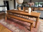 Franse wijntafel, Huis en Inrichting, Tafels | Eettafels, Ophalen, 200 cm of meer, 50 tot 100 cm, Zo goed als nieuw