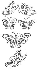 Muursticker figuursticker vel vlinders, The River House, Info@theriverhouse.nl, Nieuw, Ophalen of Verzenden
