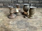 Landelijke kandelaar, Ophalen of Verzenden, Nieuw, Hout, Minder dan 25 cm