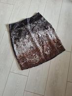Summum, nieuwe bruin/witte rok mt 38, Kleding | Dames, Rokken, Maat 38/40 (M), Summum, Bruin, Nieuw