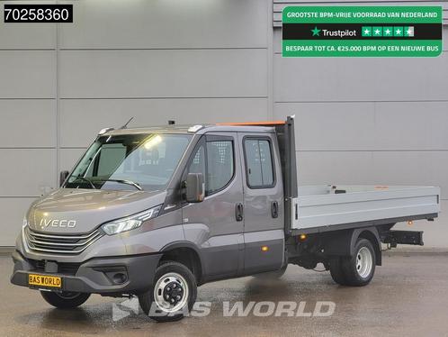 Iveco Daily 35C21 Automaat 2025model Open laadbak Dubbel Cab, Auto's, Bestelauto's, Bedrijf, Te koop, Airconditioning, Bluetooth