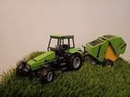 Deutz-Fahr Agroxtra 6.07 met ronde balen pers, Ophalen of Verzenden, Gebruikt, Tractor of Landbouw, Overige merken