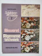 Akwarel / Algemene techniek [Aquarel], Boeken, Hobby en Vrije tijd, Gelezen, Wendon Blake, Ophalen of Verzenden, Tekenen en Schilderen