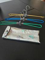 Vintage Opvouwbare Kleerhangers in Etui - Jaren 60/70, Ophalen of Verzenden, Zo goed als nieuw, Metaal, Kinderen en Volwassenen