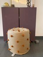 Ferm Living dot poef camel zgan, Ophalen, Minder dan 50 cm, Rond, Minder dan 50 cm