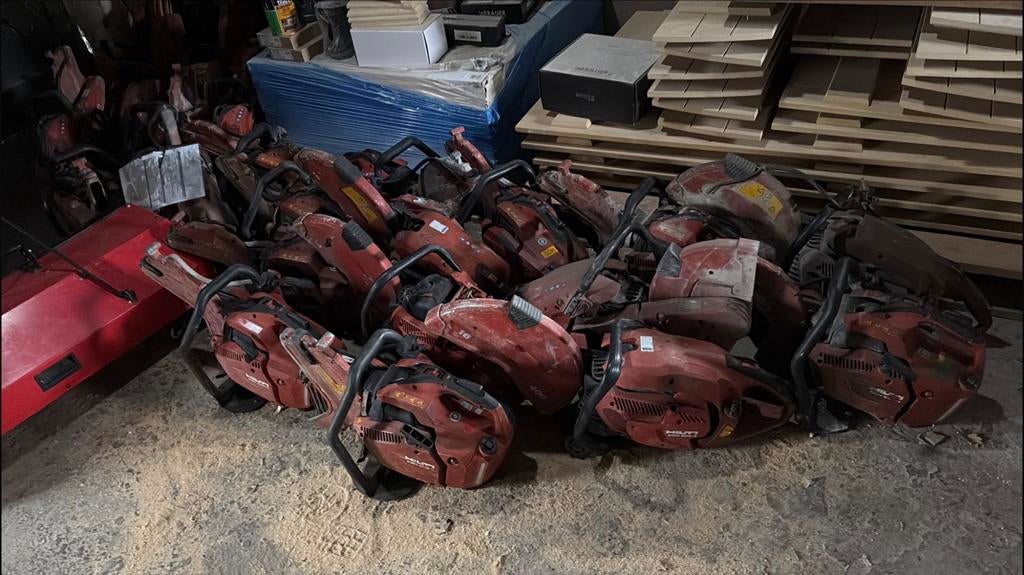 Hilti Bandenzagen - 17 stuks - Ex Lease, Doe-het-zelf en Verbouw, Gereedschap | Zaagmachines, Ophalen, Gebruikt, Lintzaag