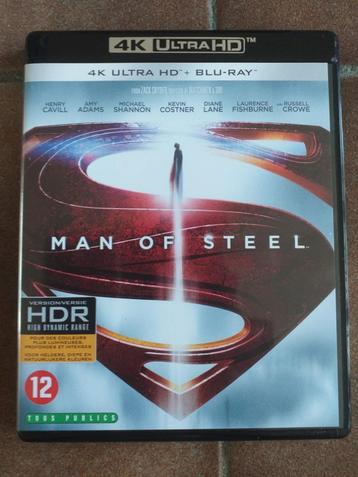 Man of Steel 4K Bluray + 2D Bluray beschikbaar voor biedingen