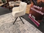 Eetkamerstoel draaibaar 180 teddysof Beige Direct/Leverbaar, Huis en Inrichting, Stoelen, Ophalen, Wit, Nieuw, Mwonenenslapen@ziggo.nl
