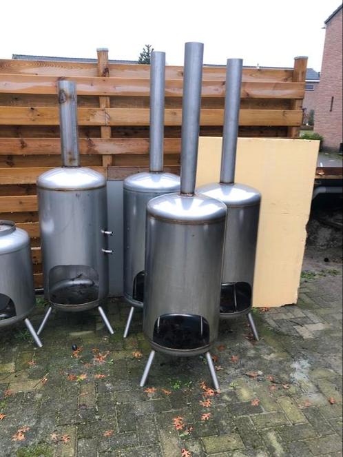 Rvs zwembadkachel met 25 meter wisselaar, Tuin en Terras, Tuinhaarden, Nieuw, Ophalen of Verzenden