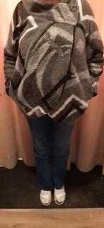 Kort jasje Grijs accenten, Maat 46/48 (XL) of groter, Ophalen of Verzenden, Onbekend, Jasje