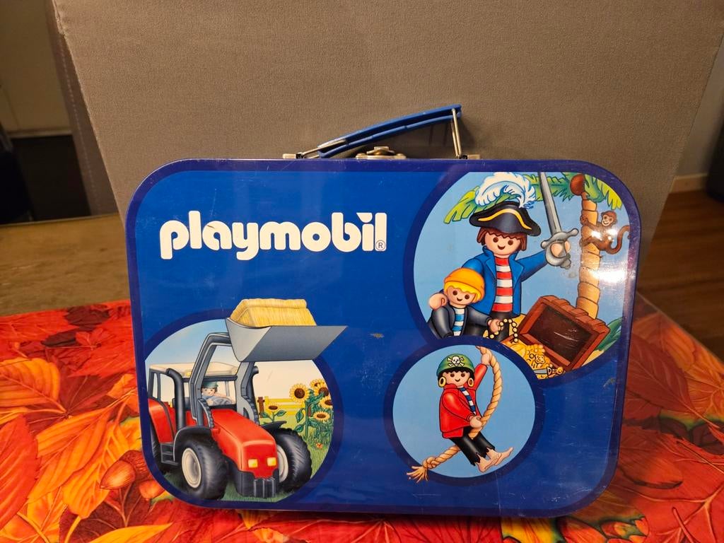 Puzzelbox playmobil, Ophalen of Verzenden, Minder dan 500 stukjes, Zo goed als nieuw, Legpuzzel