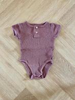 Z.g.a.n. Paarse rib romper, Play Up, korte mouwen, maat 68, Nacht- of Onderkleding, Meisje, Ophalen of Verzenden, Play Up