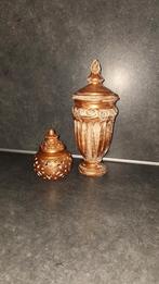 2 leuke decoraties 30 en 15 cm.hoog, Ophalen of Verzenden, Zo goed als nieuw, Overige materialen, Minder dan 25 cm