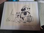 Mooie tekening van Mickey Mouse, Antiek en Kunst, Ophalen of Verzenden