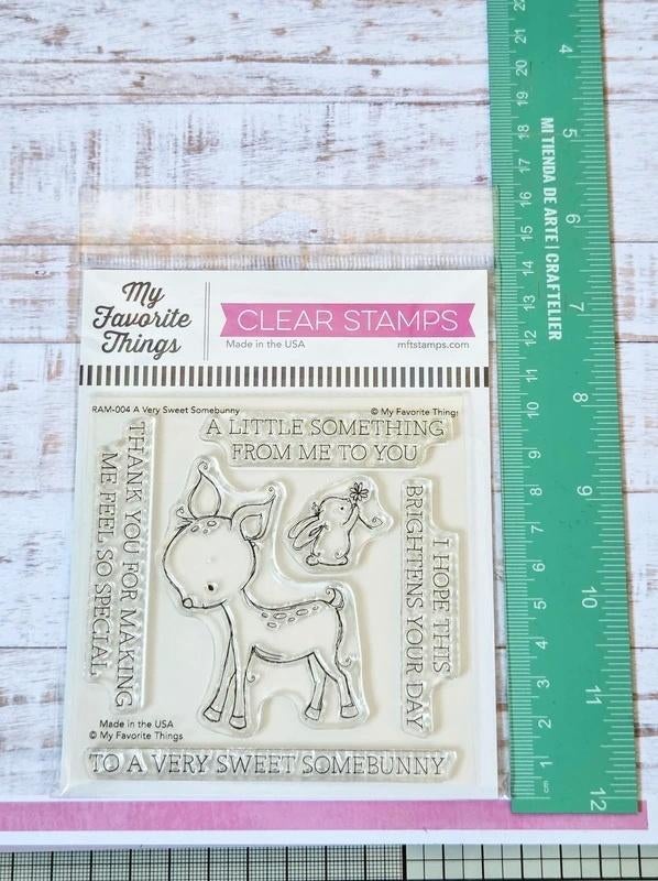 My Favorite Things - "A Very Sweet Somebunny" Clear Stamp, Ophalen of Verzenden, Nieuw, Clearstamp