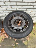 14" stalen velgen met Peugeot wieldoppen, Ophalen, Gebruikt