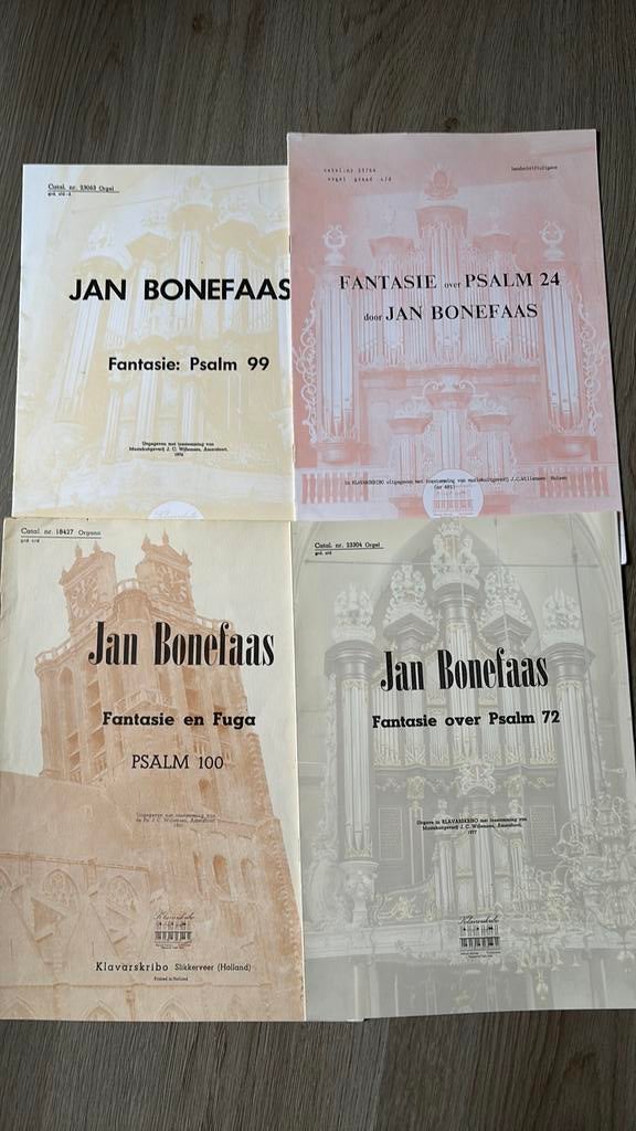Bladmuziek Jan Bonefaas, Klavarskribo, Muziek en Instrumenten, Bladmuziek, Ophalen of Verzenden, Zo goed als nieuw, Artiest of Componist