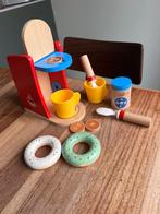 Houten koffieapparaat met houten donuts, Ophalen of Verzenden, Zo goed als nieuw, Hout
