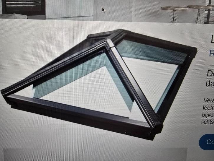Nieuwe Keylite lichtstraat 1500x3000 kleur zwart FRL3015, Doe-het-zelf en Verbouw, Glas en Ramen, Nieuw, Overige typen, 120 tot 160 cm