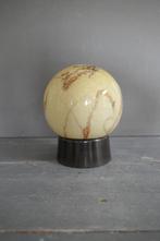 Art Deco Thabur Butter Marble plafonnière, Huis en Inrichting, Verzenden, Zo goed als nieuw, Glas, Art Deco