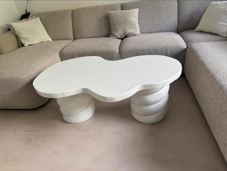 Japandi handgemaakt organische salontafel, Huis en Inrichting, Tafels | Salontafels, Nieuw, Minder dan 50 cm, 50 tot 100 cm, 100 tot 150 cm
