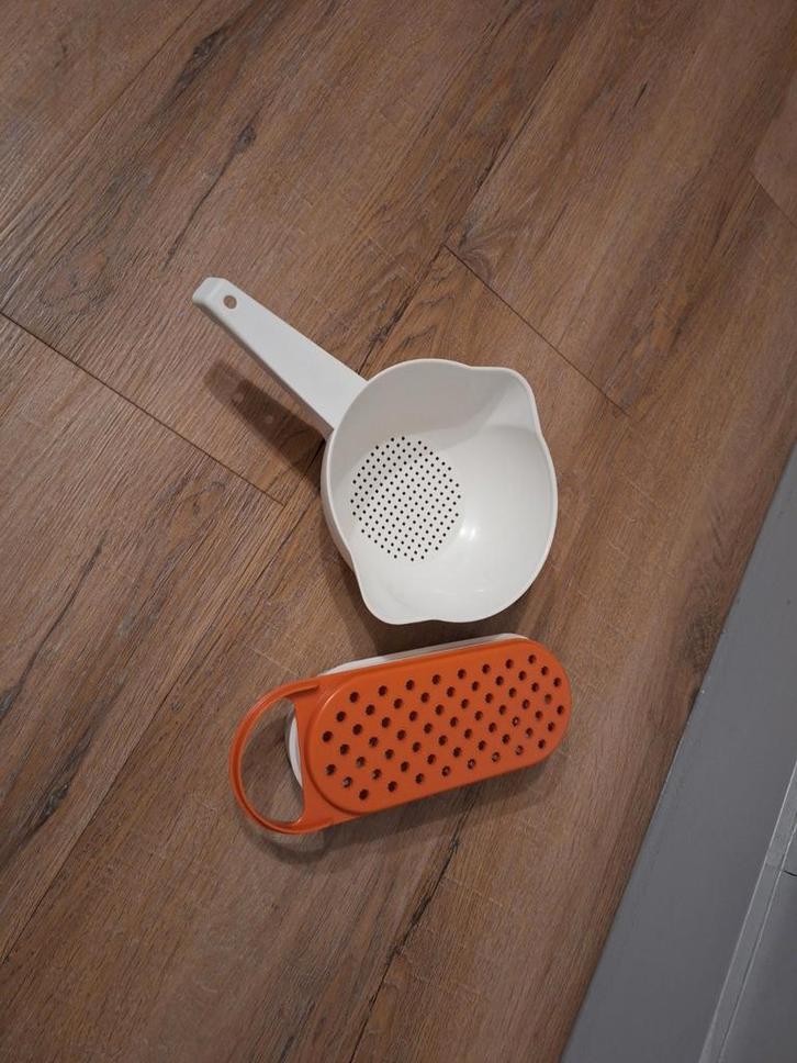 Tupperware Keuken Zeef en Rasp Set, Huis en Inrichting, Keuken | Keukenbenodigdheden, Gebruikt, Ophalen