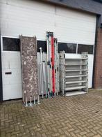 steigers, Doe-het-zelf en Verbouw, Steigers, Ophalen, Gebruikt, Gevelsteiger, 5 meter of hoger