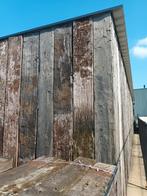Oude meerpaal planken barnwoud, Tuin en Terras, 250 cm of meer, Gebruikt, Ophalen of Verzenden, Planken