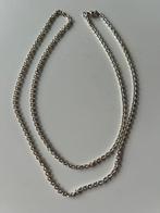 80 cm lange jasseron ketting zilver, Sieraden, Tassen en Uiterlijk, Ophalen of Verzenden, Zo goed als nieuw, Zilver