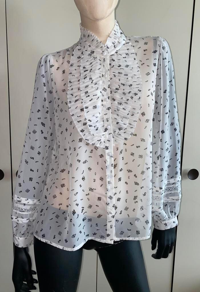 Ontzettend mooie blouse in maat L van merk Zara Basic, Kleding | Dames, Blouses en Tunieken, Zo goed als nieuw, Maat 42/44 (L)