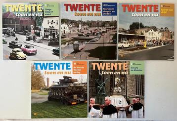 5 x boeken uit de serie Twente toen en nu beschikbaar voor biedingen