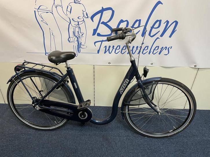 ACTIE Azor Schelde Lage Instap Dames  3v blauw ZGAN, Fietsen en Brommers, Fietsen | Dames | Damesfietsen, Nieuw, Overige merken